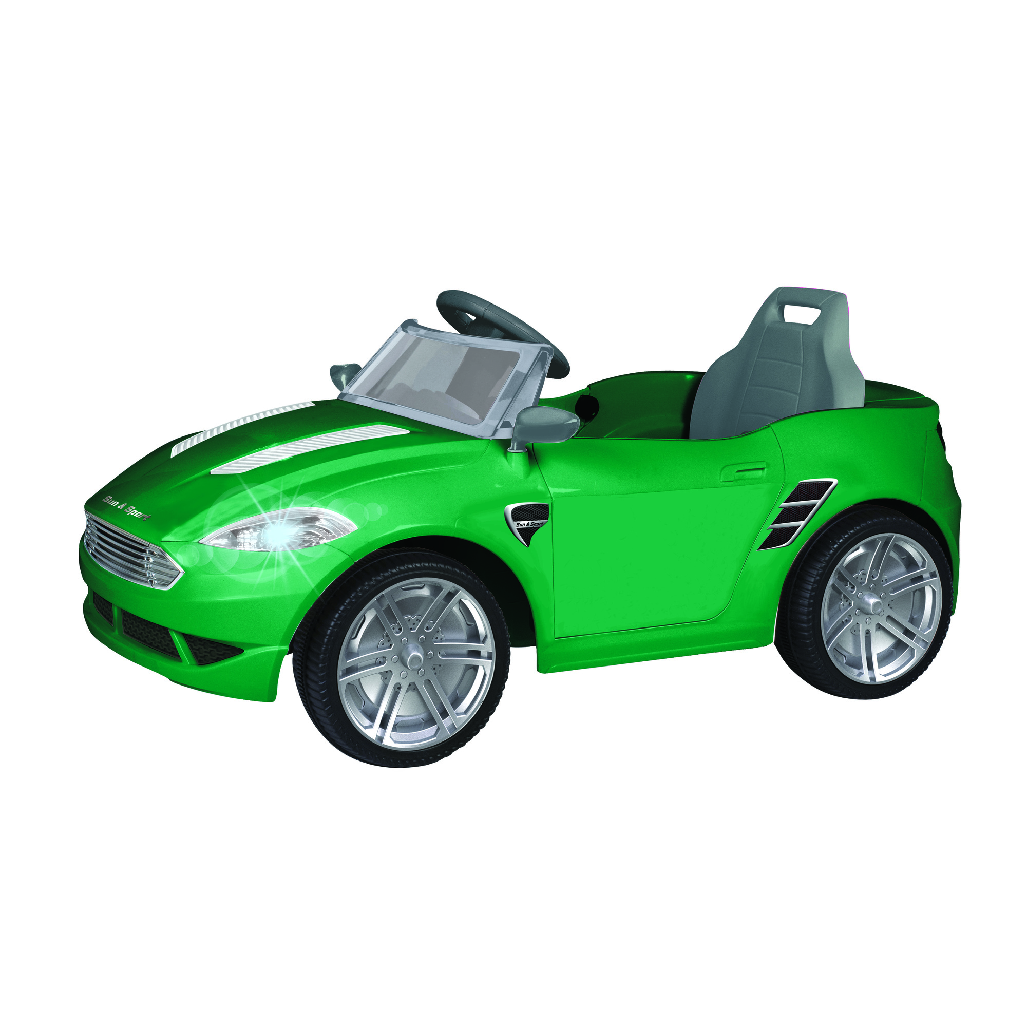 Auto Elettrica Bambini 6V Rossa Telecomando Luci Suoni