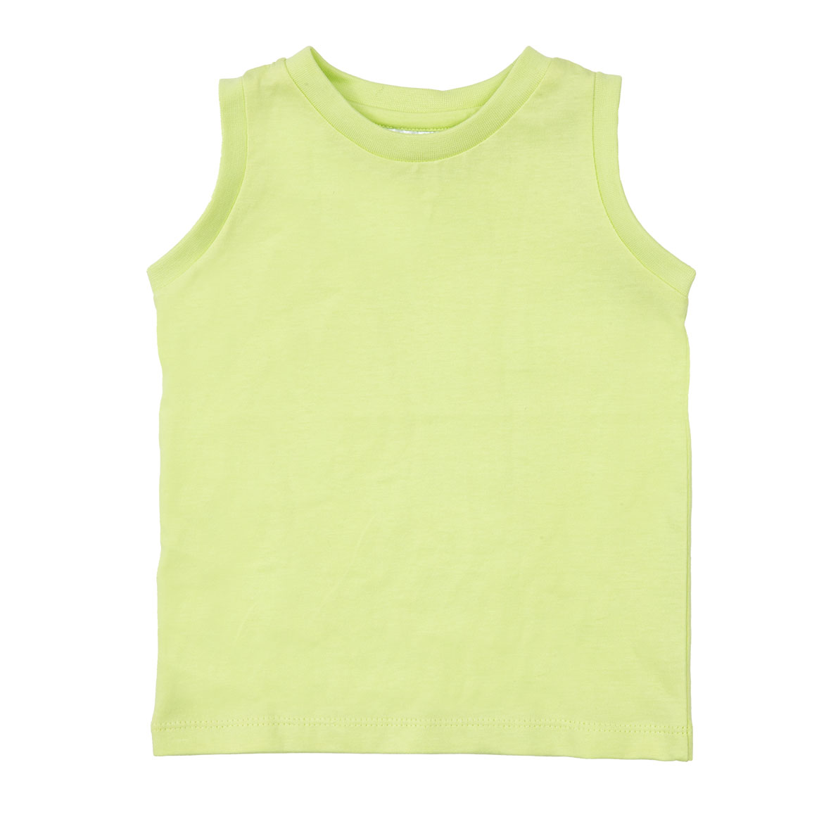 Canotta Bimbo Jersey Verde Chiaro in Tinta Unita