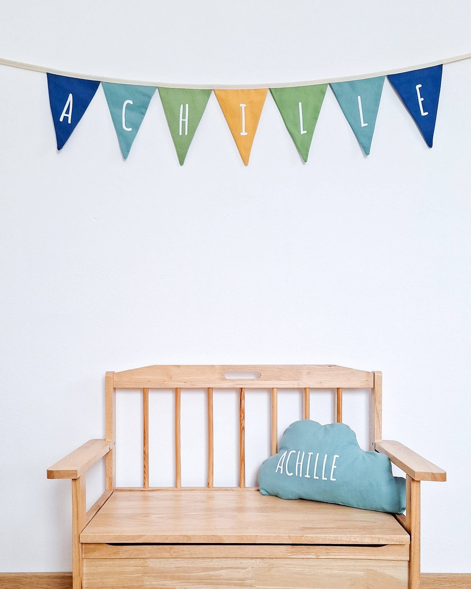 M'Amélie Creations ghirlanda bandierina personalizzata nome