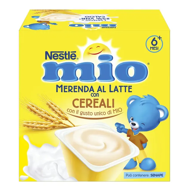 Nestlé Mio Merenda Latte Cereali 4x100g 6 Mesi