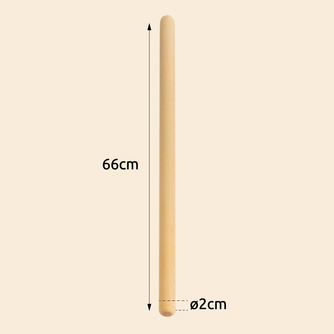 The Dida Kit Yoga Legno Naturale 7 Pezzi Postura