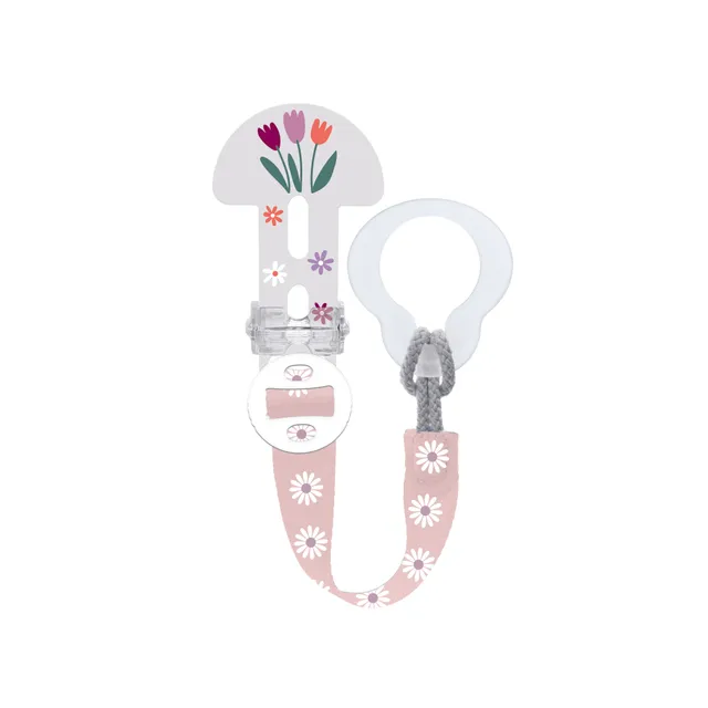MAM Clip It Cover catenella portaciuccio rosa regolabile