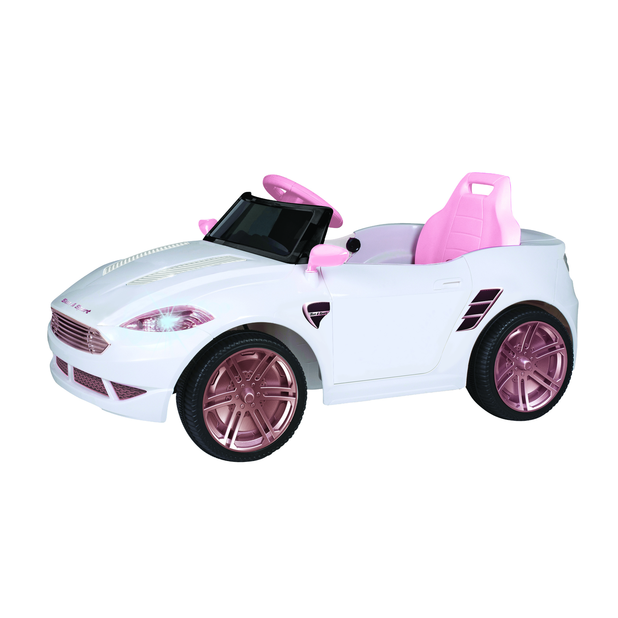 Auto Elettrica 6V Bambini Rosa con Telecomando