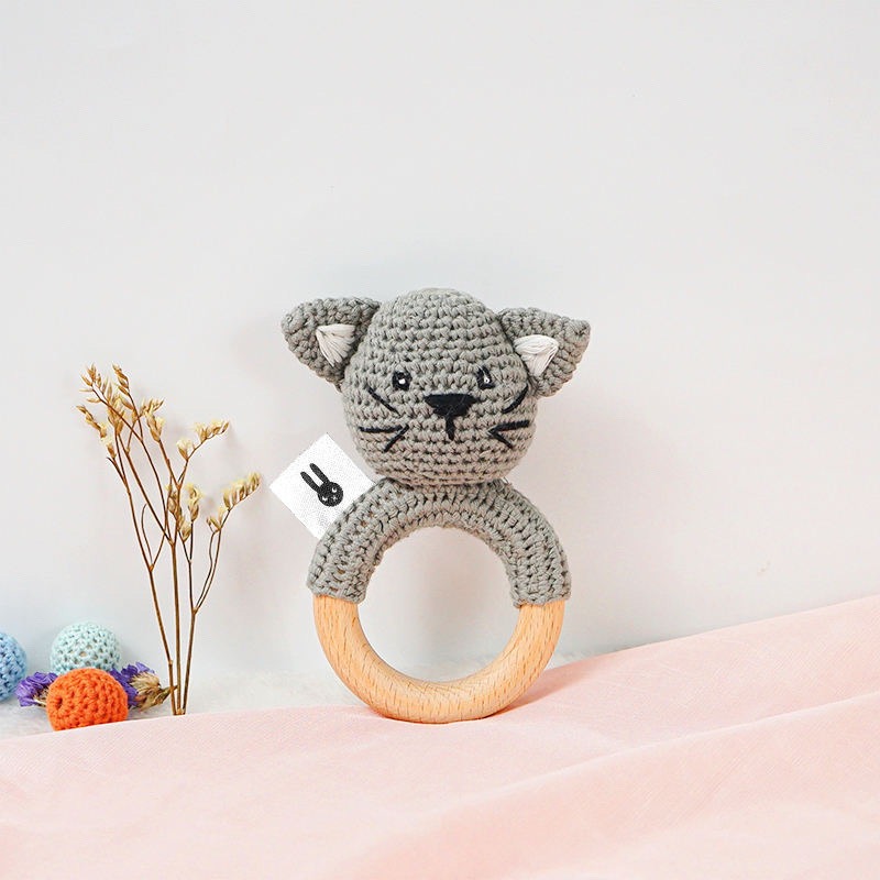 Piccoli Toys Romeo sonaglio uncinetto gatto in cotone
