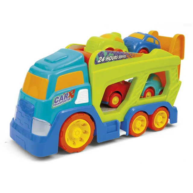 Bisarca camion con 4 auto luci e suoni