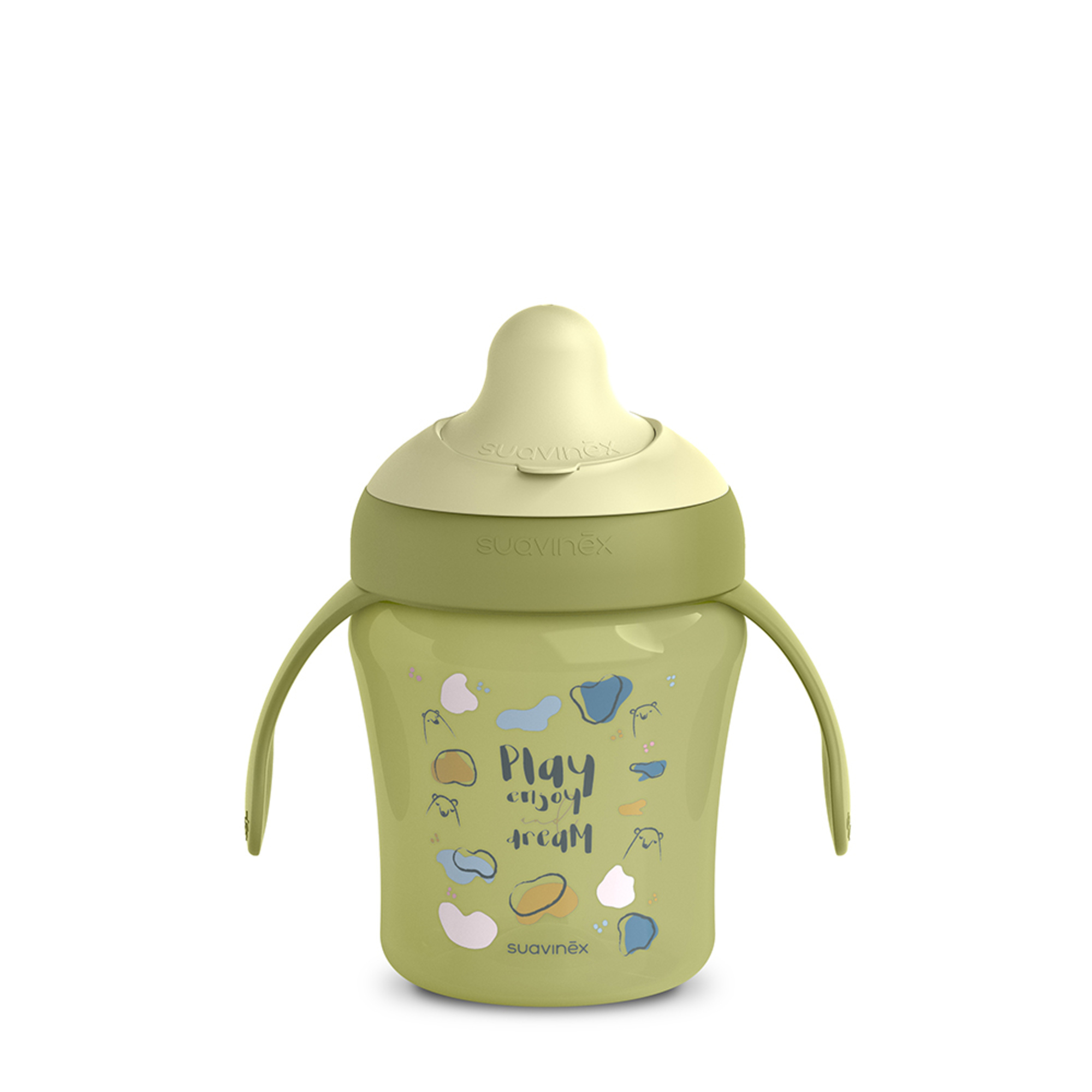 Suavinex My Family Learning Cup tazza 200 ml pistacchio