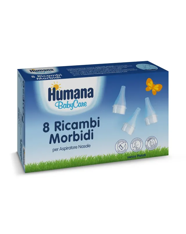 Humana Baby Care ricambi aspiratore nasale morbidi 8 pezzi