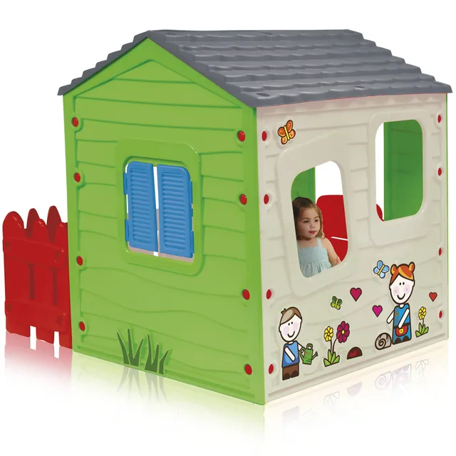 Sun & Sport Cottage casetta da giardino 146 cm con staccionata