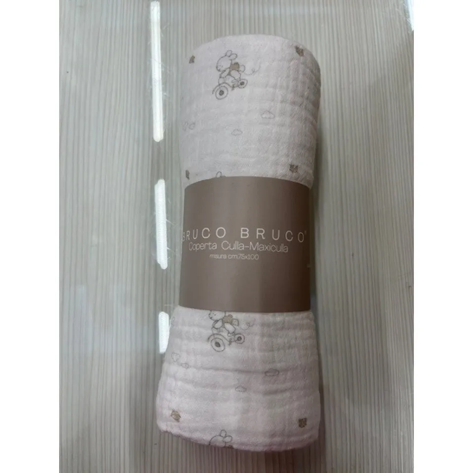 Coperta culla mussola 75x100 per la nanna
