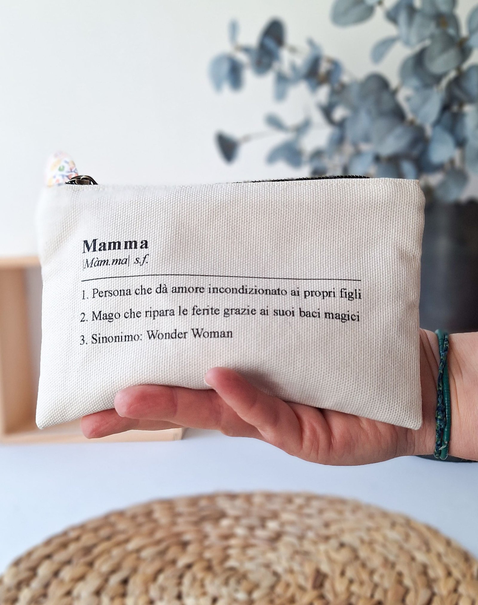 M'Amélie Pochette Mamma Definizione in Cotone Panama