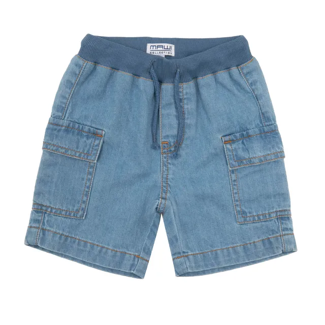 Toys Center Baby pantaloncino denim bimbo tasconi elastico
