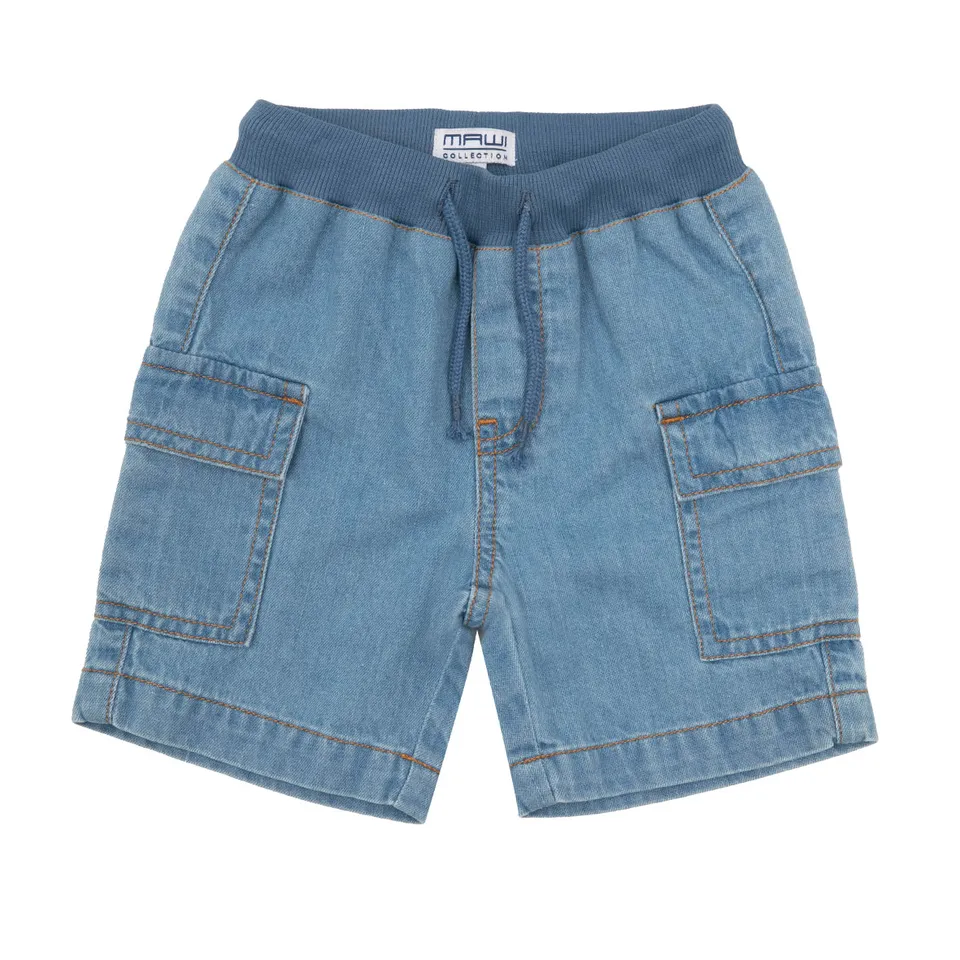 Toys Center Baby pantaloncino denim bimbo tasconi elastico