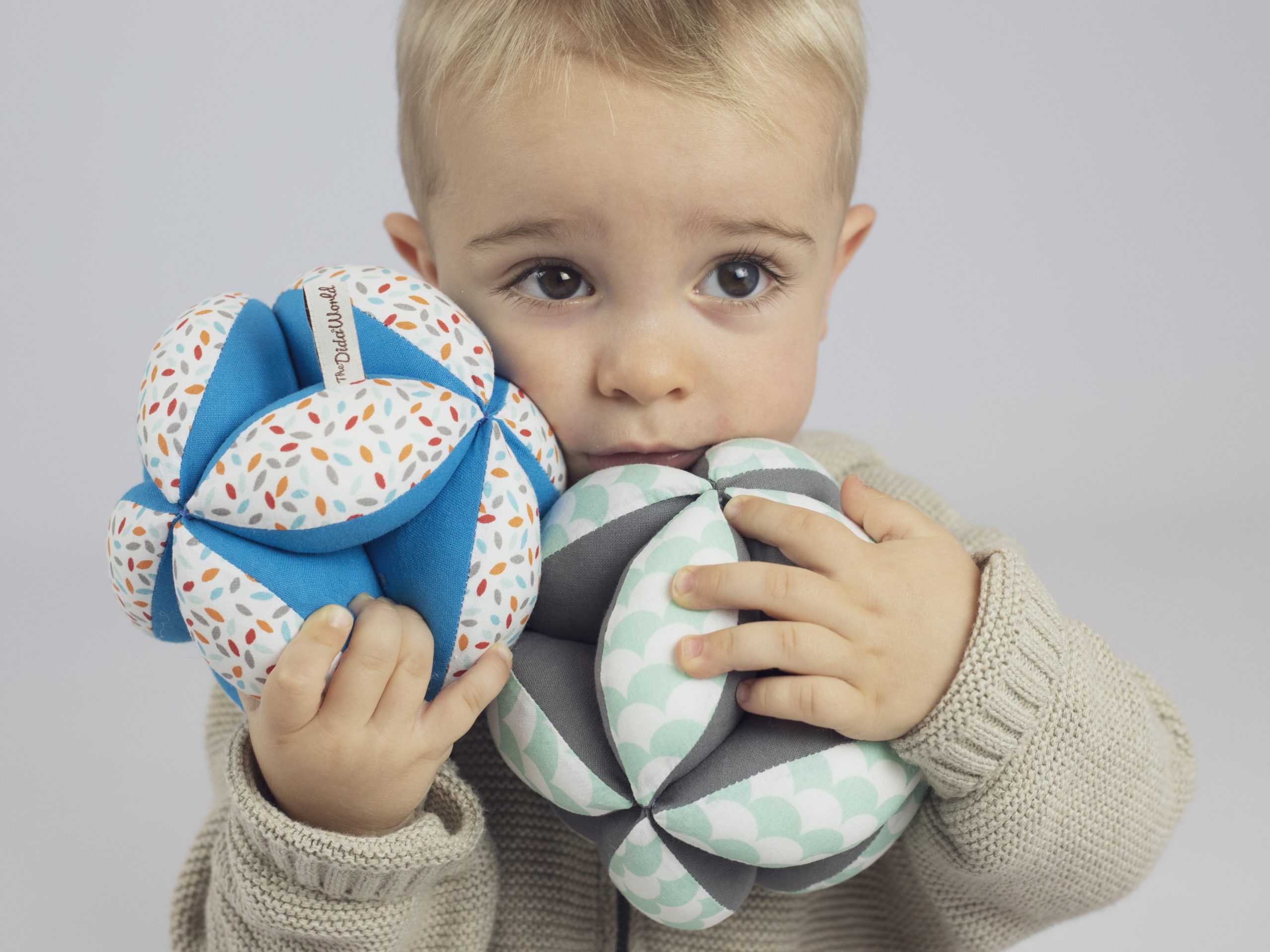 The Dida Palla Montessori stoffa eschimese lavabile
