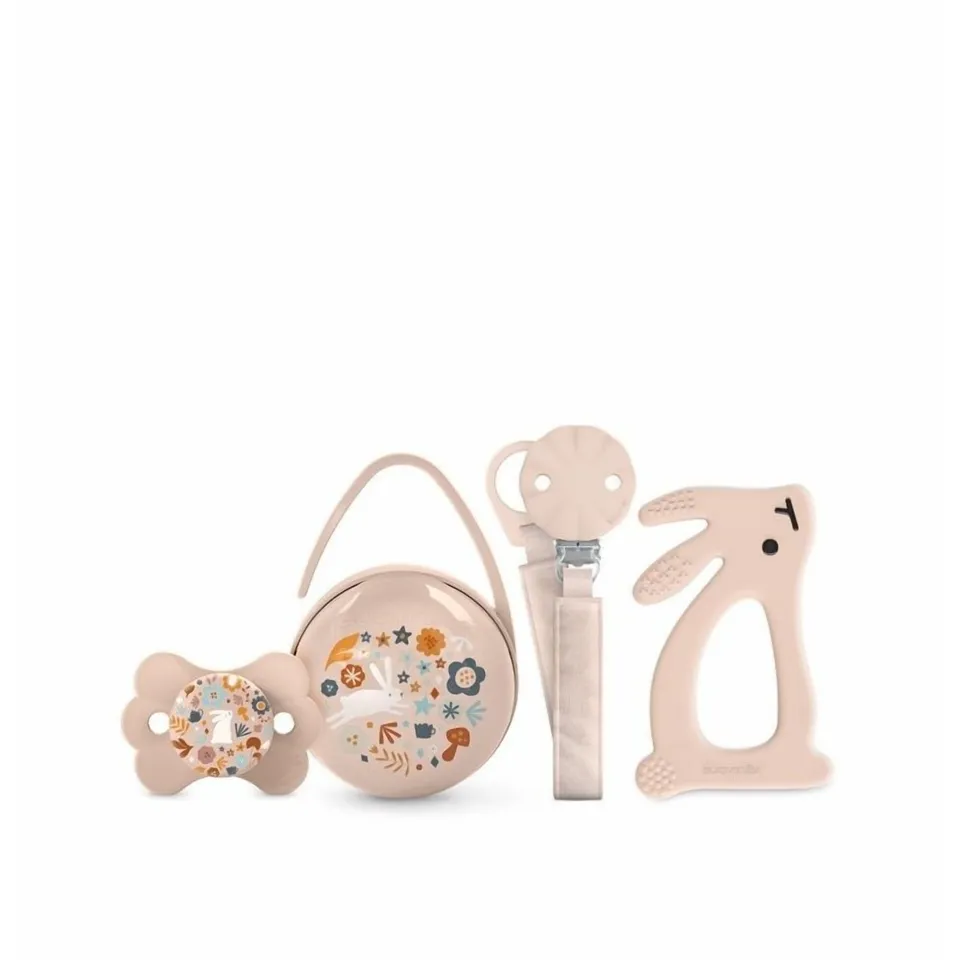 Suavinex Wonderland Liberty Set Regalo Rosa 4 Pezzi