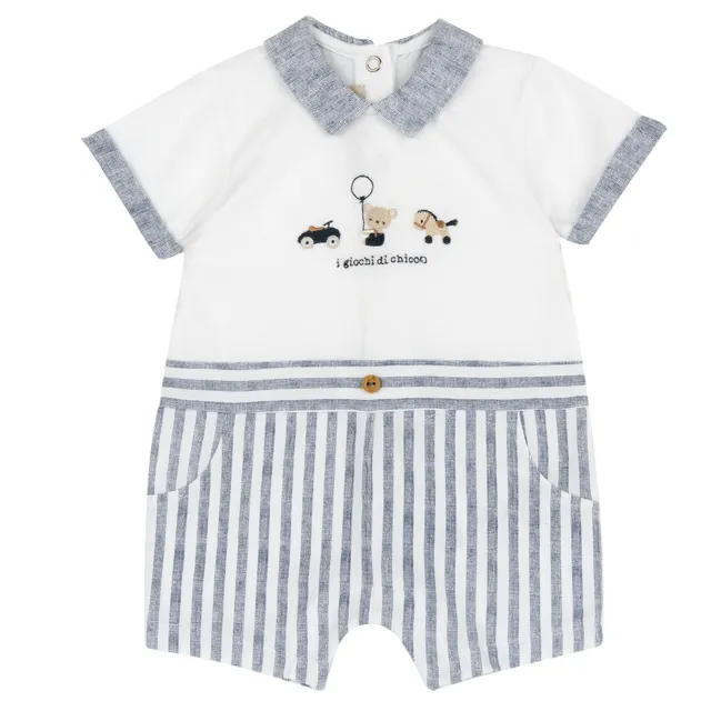 Chicco pagliaccetto neonato cotone lavabile