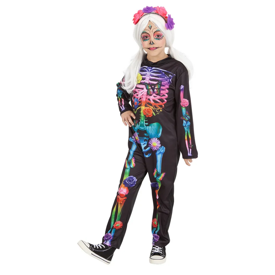 Rubies Catrina Fiori Felici costume carnevale 3-4 anni