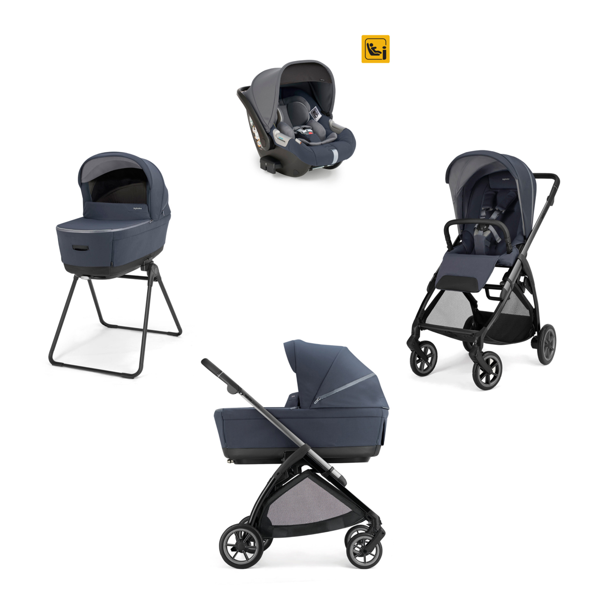Inglesina Electa System Quattro passeggino Rooftop Blue Darwin