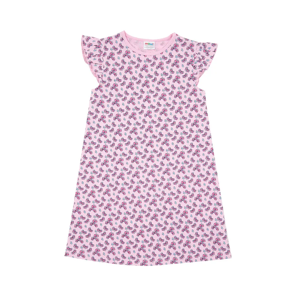 Toys Center Baby vestito bimba rosa farfalle jersey estate