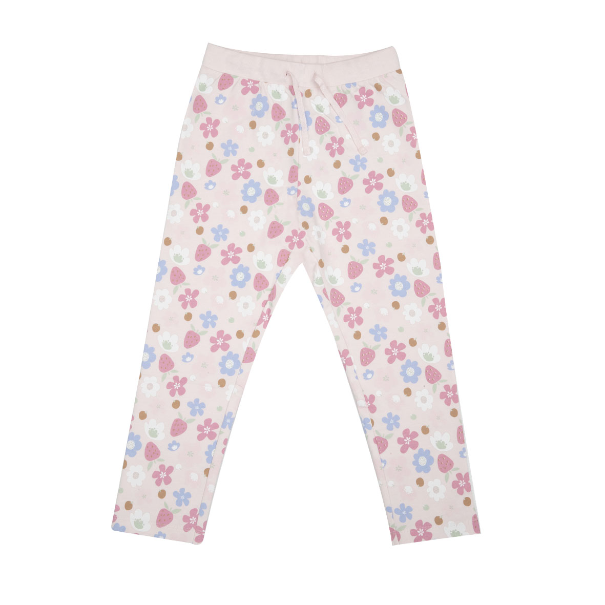 Toys Center Baby pantalone bimba rosa stampa fiori frutti