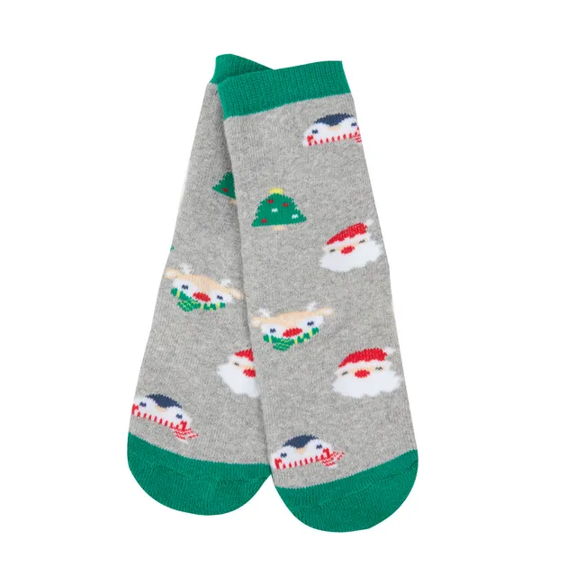Toys Center Baby calze antiscivolo grigie christmas unisex