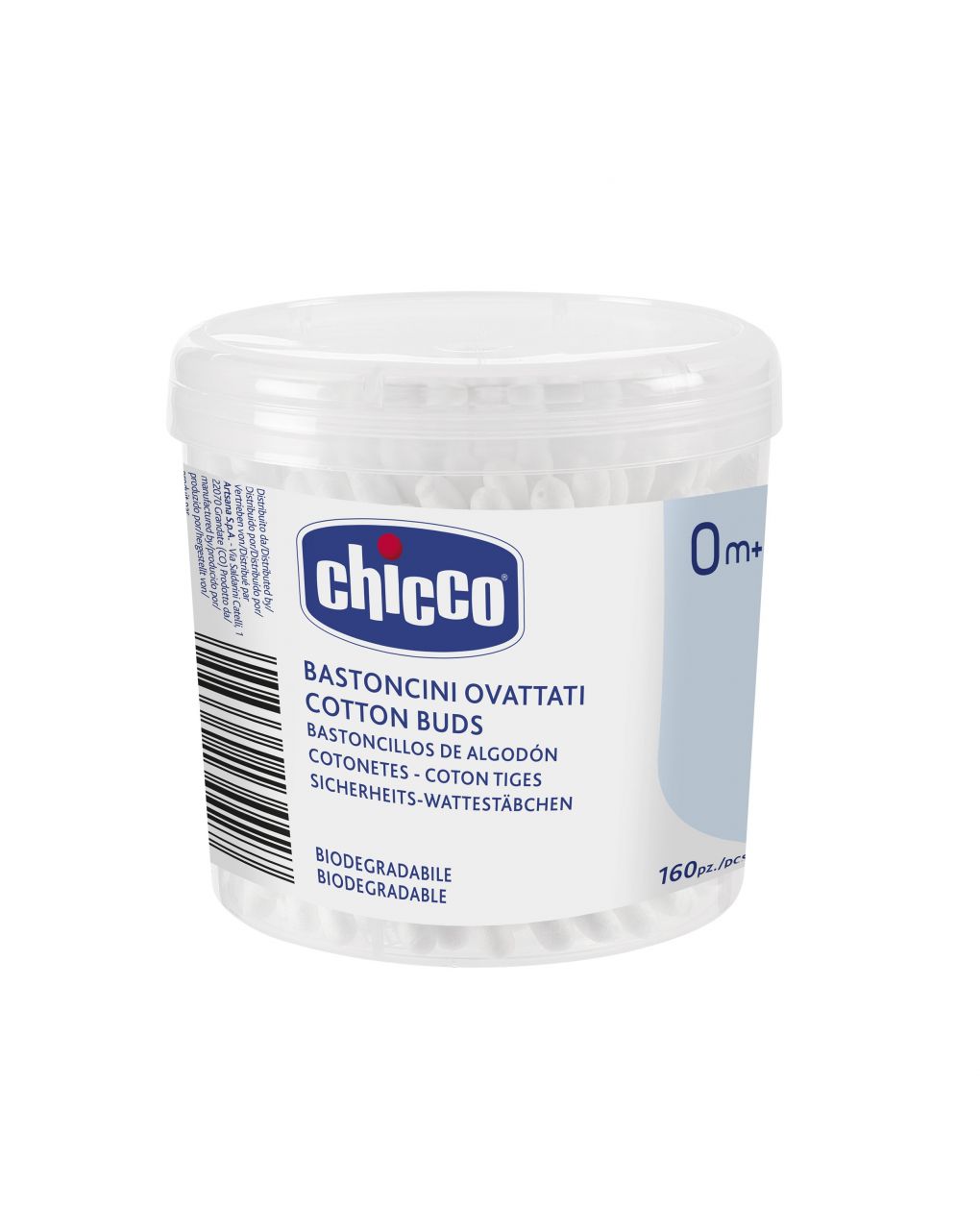 Chicco Bastoncini ovattati in cotone 160 pz igiene