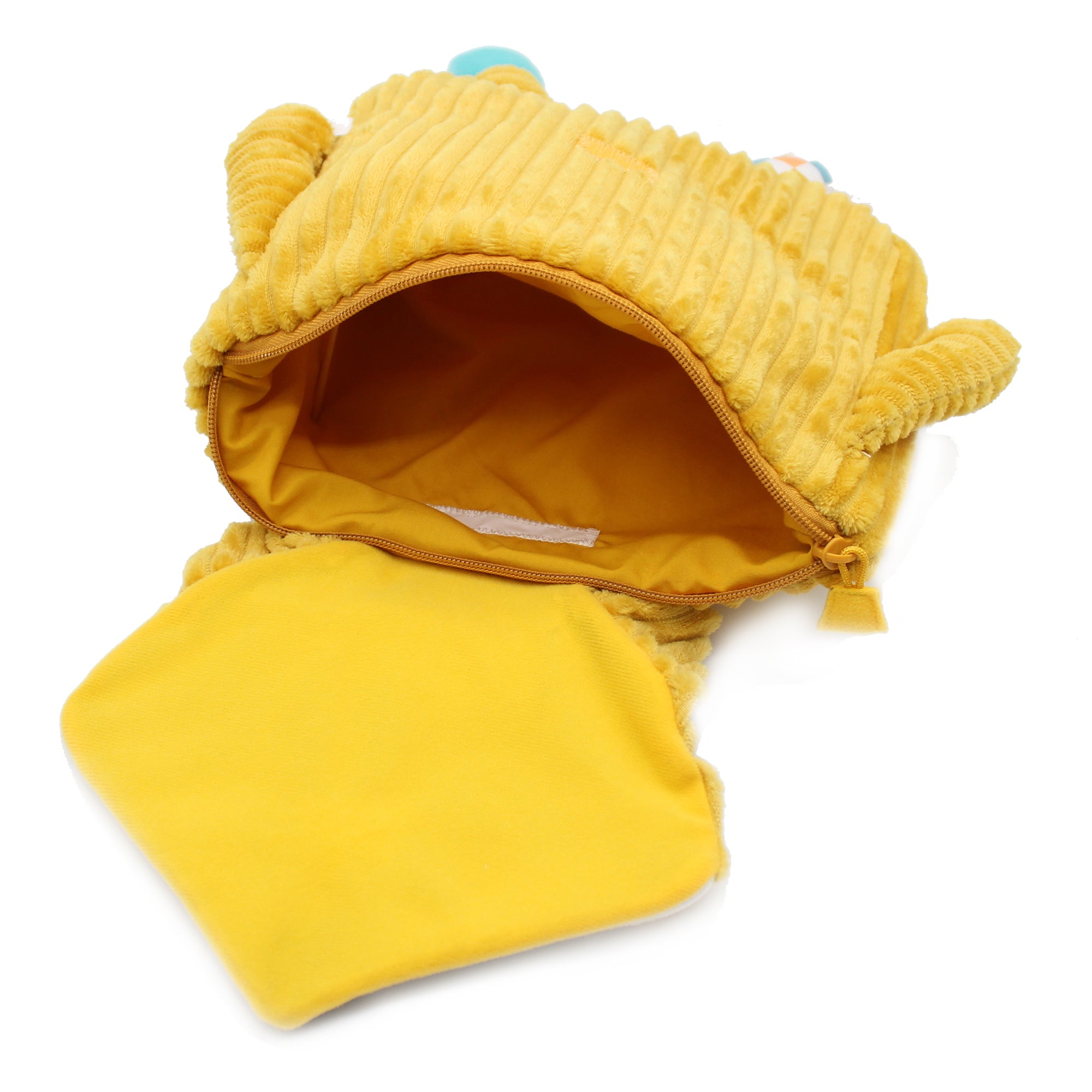 Les Deglingos Cyranos zaino asilo giallo senape 24 cm