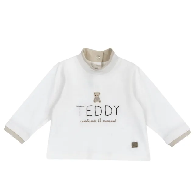 Chicco lupetto panna teddy maniche lunghe cotone