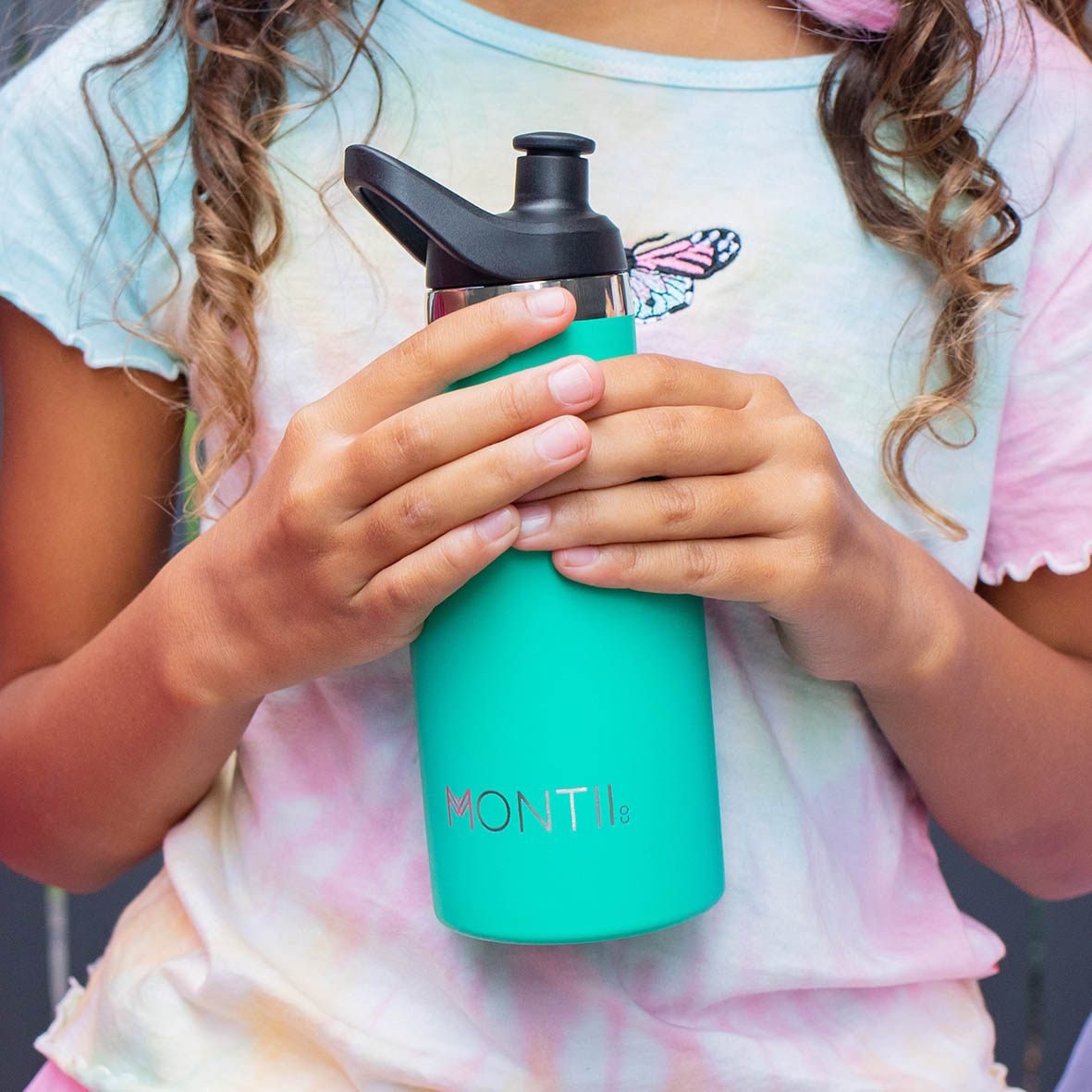 Montii Mini Montii borraccia acciaio verde 350 ml termica