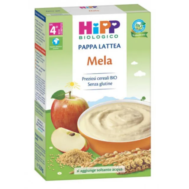 HiPP Bio Pappa Lattea Mela 250 g dal 4° mese