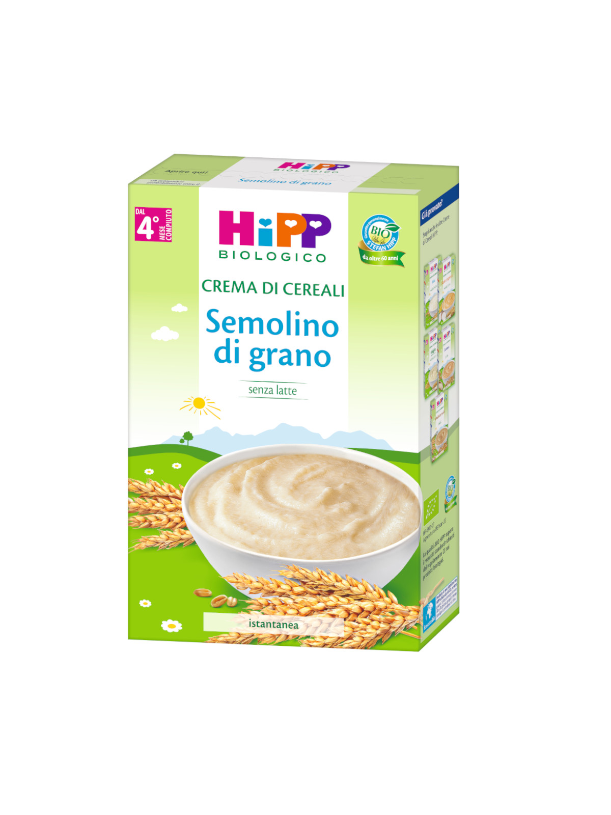 HiPP crema semolino di grano bio 200g dal 4° mese