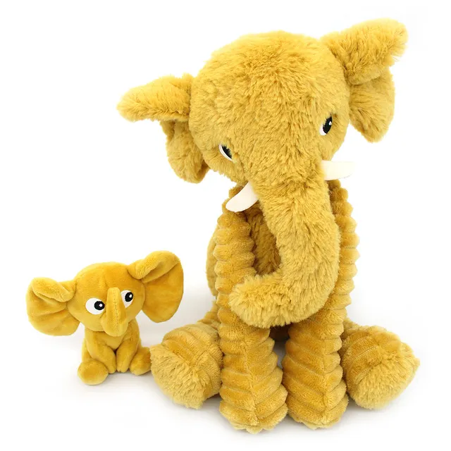 Les Déglingos Ptipotos Dimoitou peluche elefante senape
