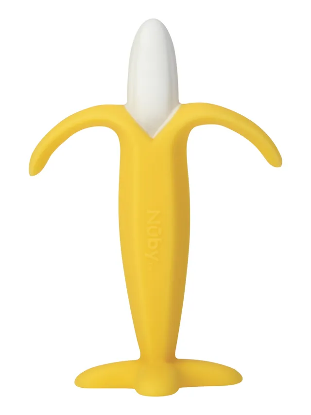 Nuby Banana Massaggiagengive in Silicone 3M+