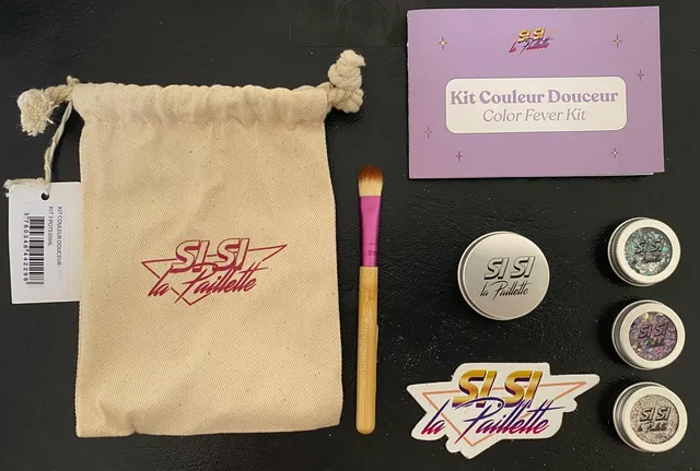 Si Si La Paillette Kit Couleur Douceur glitter biodegradabile vegetale
