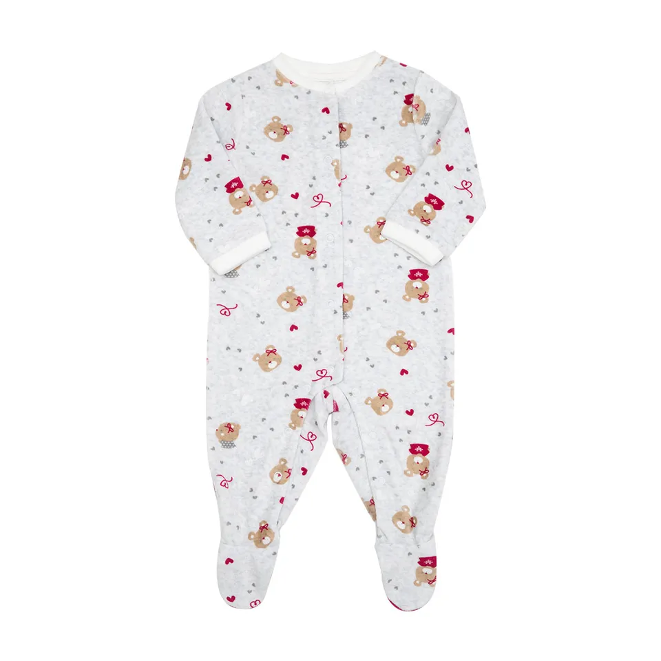 Toys Center Baby Orsetti Tutina Bimba Grigia Ciniglia