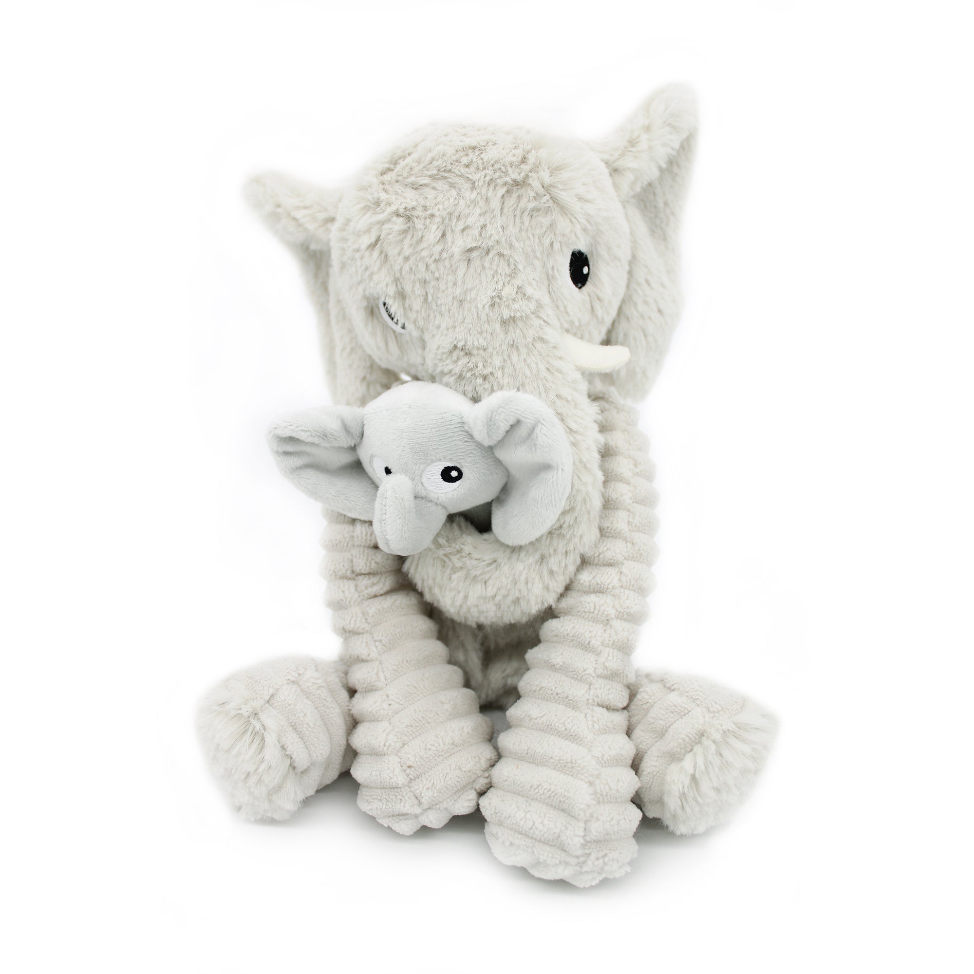 Les Deglingos Ptipotos Dimoitou peluche elefante grigio 35 cm