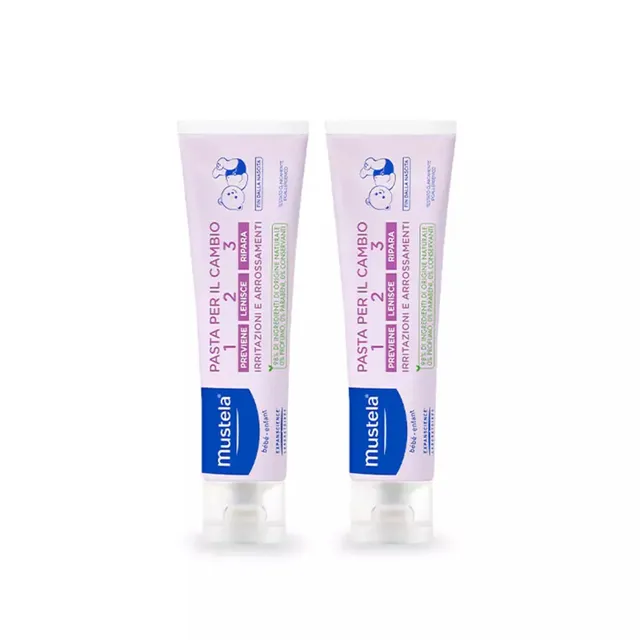 Mustela Pasta Cambio Bipack 150 ml x2 Arrossamenti
