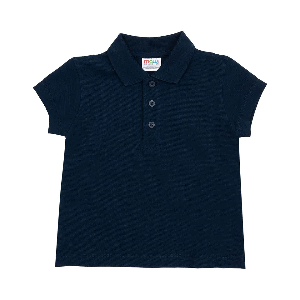 Toys Center Baby Piquet Polo Bimbo Blu con Bottoni
