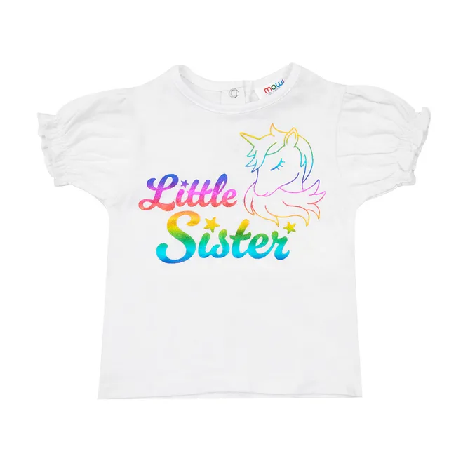 Toys Center Baby Little Sister t-shirt bimba jersey cotone