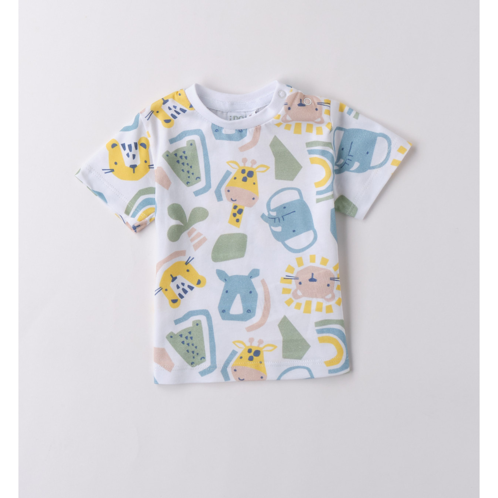 iDO T-Shirt Fantasia Animali Maglietta Cotone 1-24 Mesi