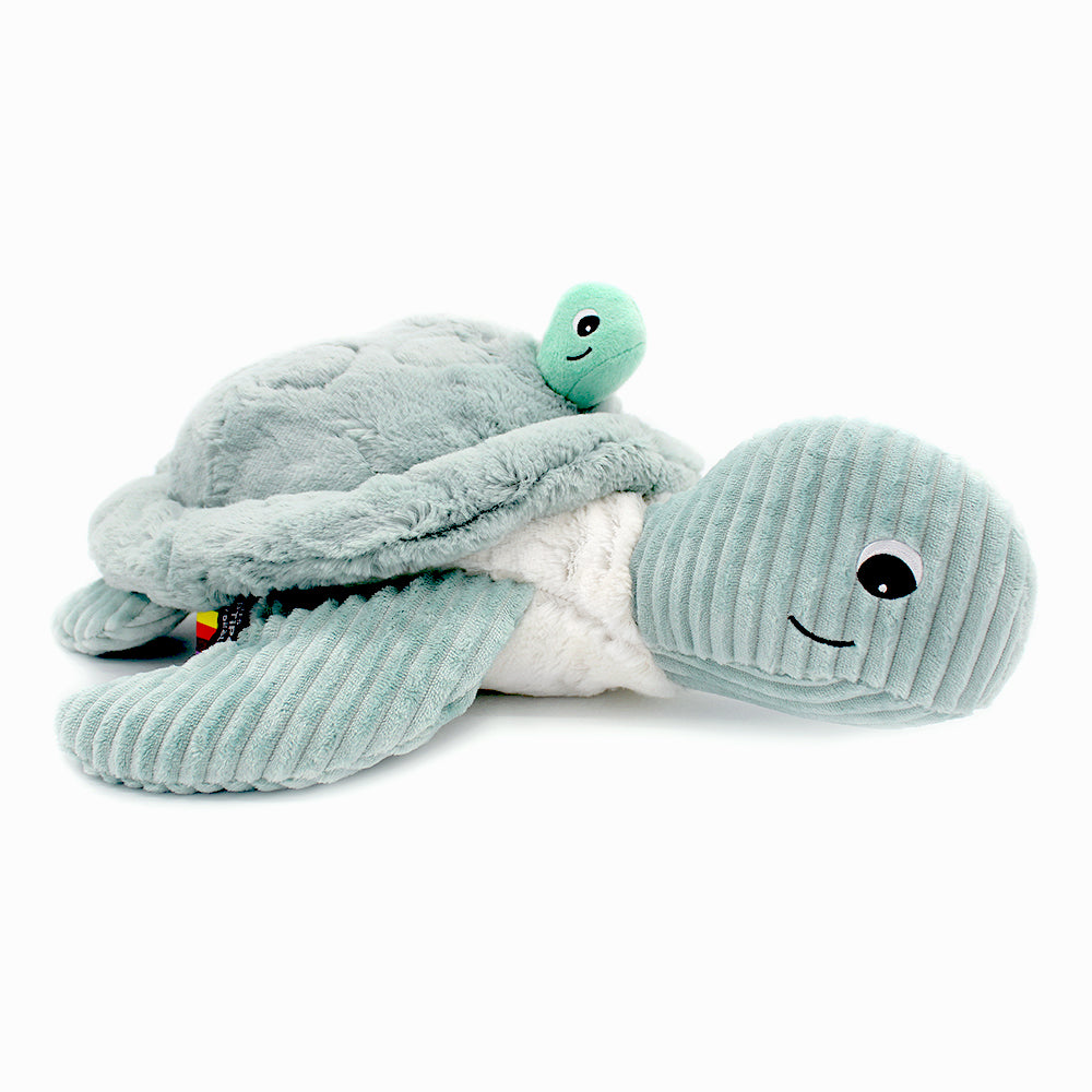Les Déglingos Ptipotos Sauvenou Peluche Tartaruga Menta 50 cm