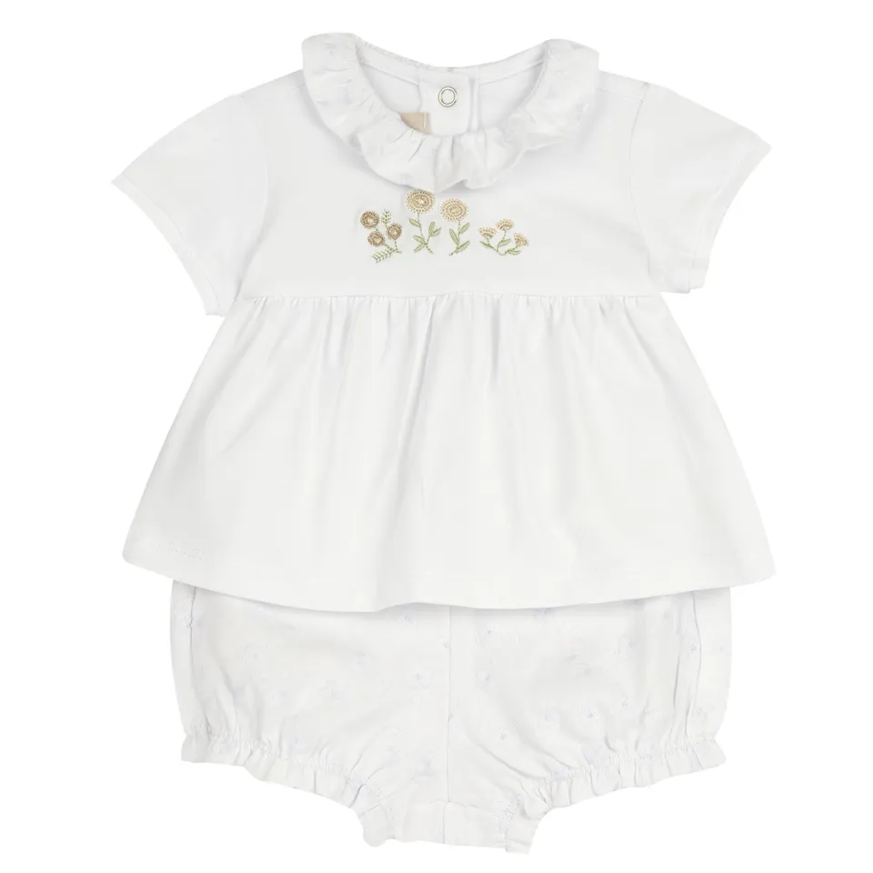 Chicco completo bimba maglietta pantaloncini lavabile