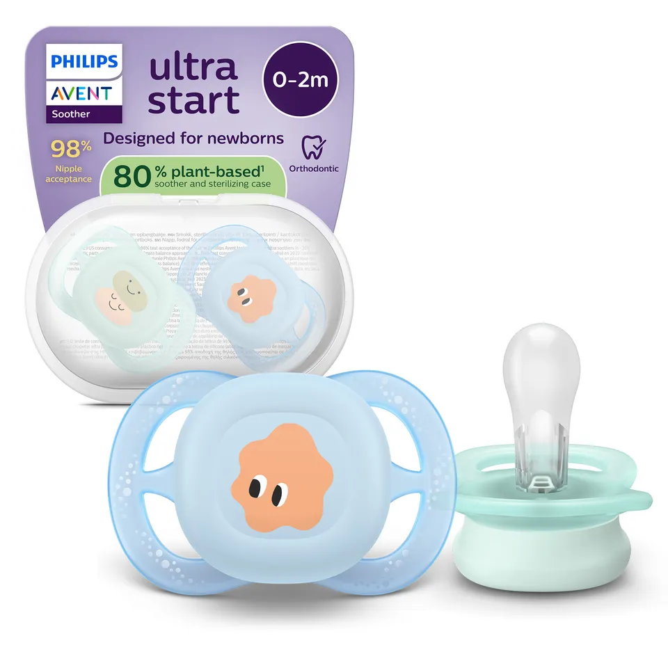 Philips Avent Ultra Start ciucci silicone 0-2 mesi 2pz