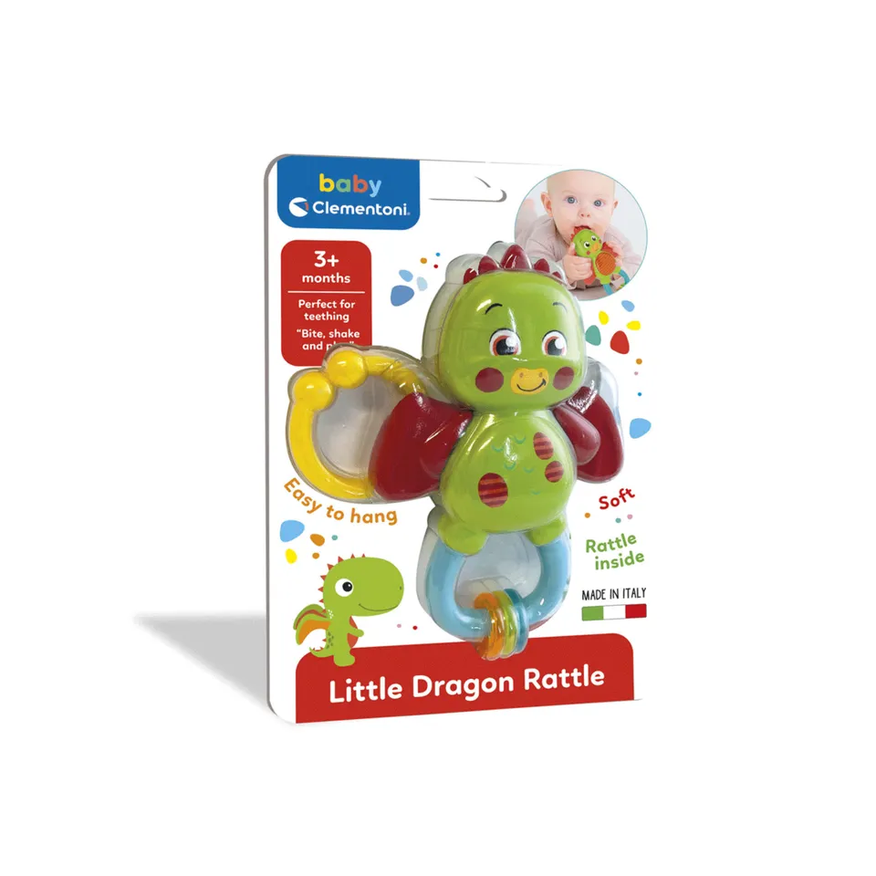 Baby Clementoni Sonaglino Dinosauro Draghetto 3-36 Mesi
