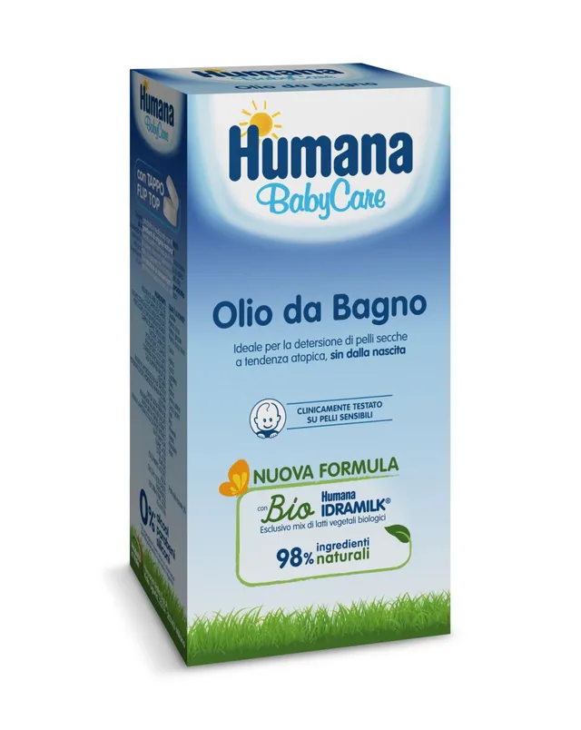 Humana Baby Care olio bagno 200 ml pelli secche atopiche