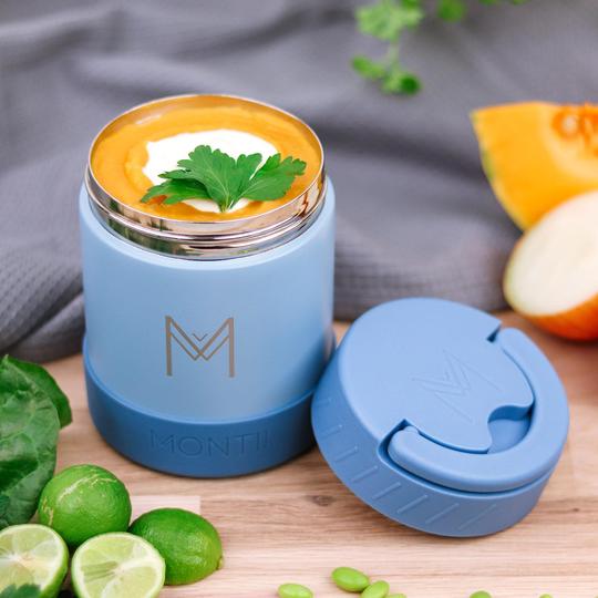Montii Contenitore Termico Cibo Blu Caldo e Freddo