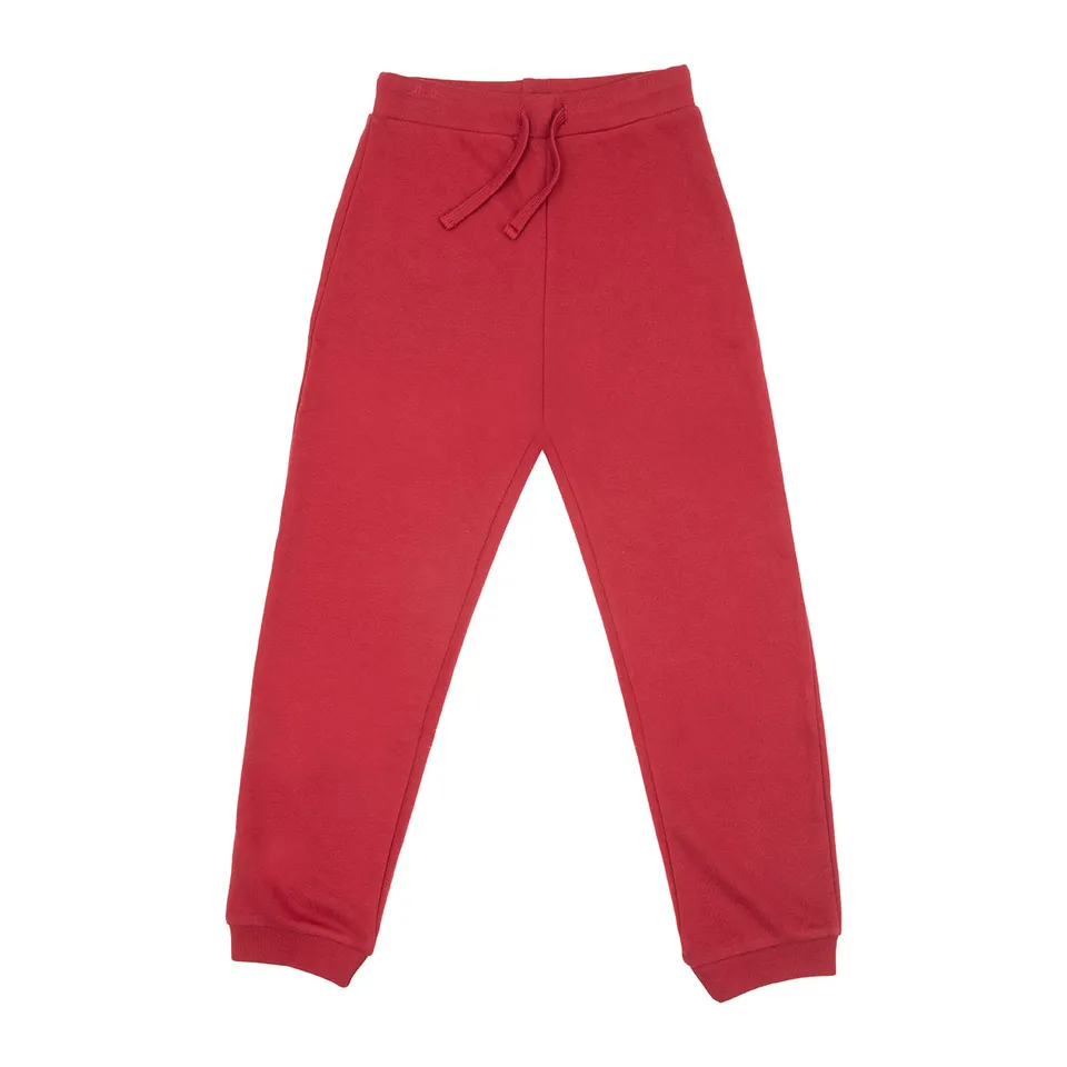 Toys Center Baby pantalone tuta bimba rosso french terry