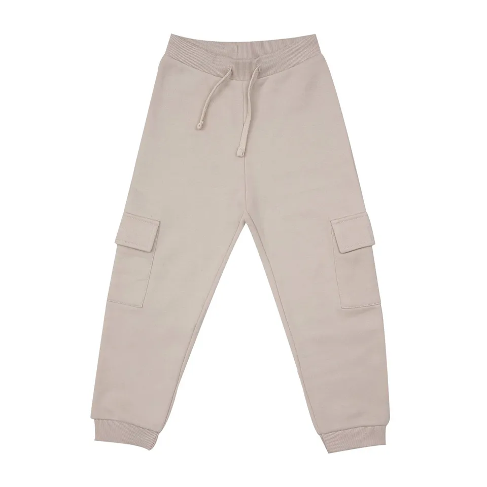 Mawi pantalone felpa cargo bambino garzato