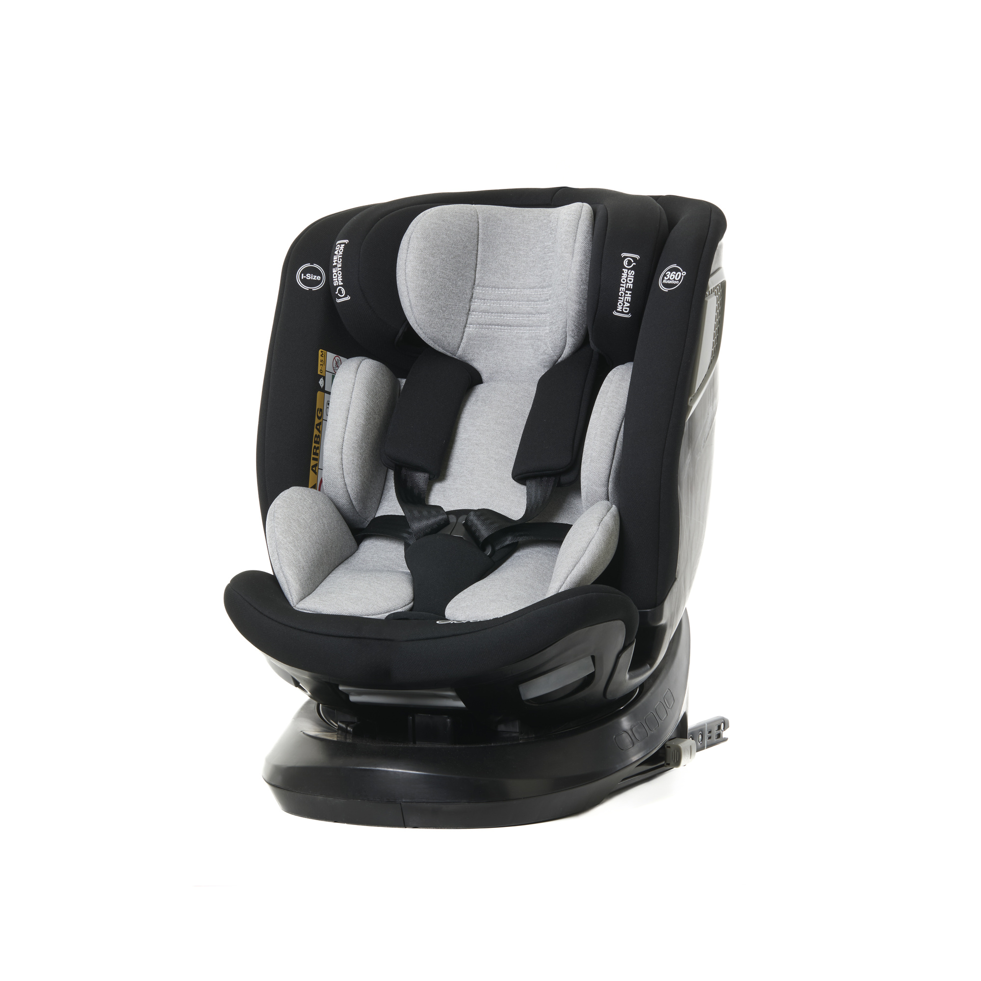 Giordani Titano Plus seggiolino auto 40-150 cm nero grigio girevole