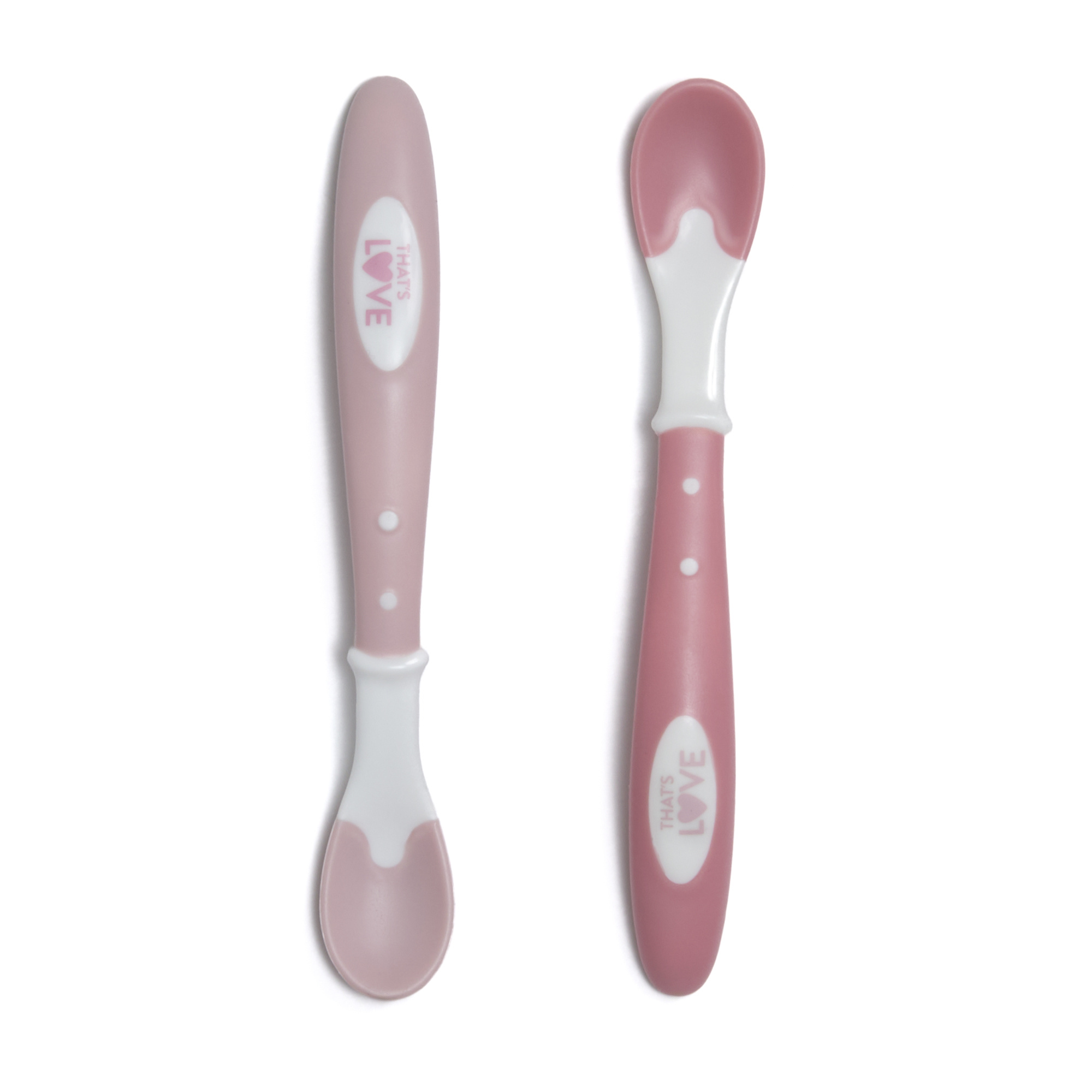 That's Love Set 2 Cucchiaini Morbidi Rosa 10M+