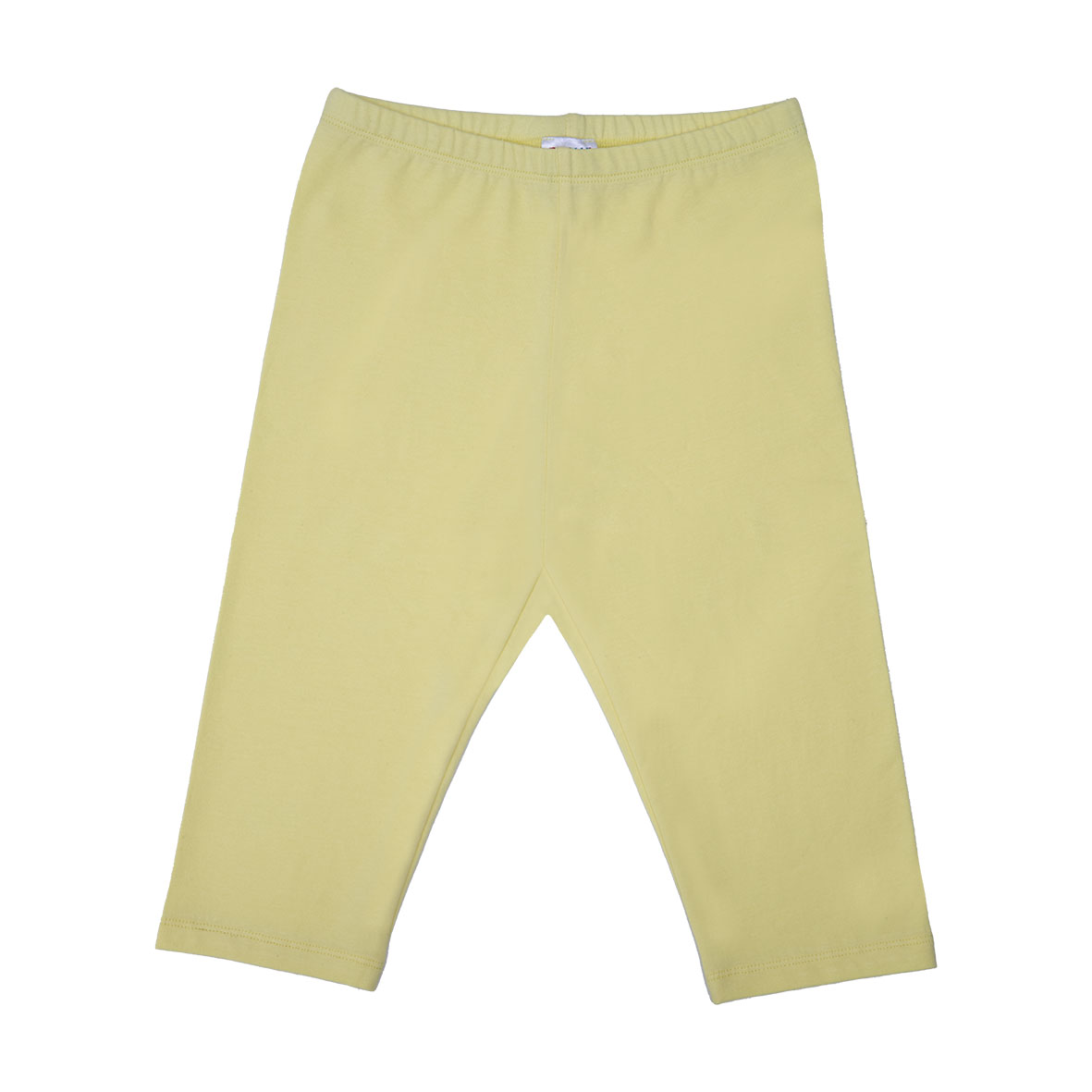 Legging 3/4 Bimba Jersey Basic Giallo Elastico